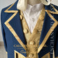 order Luxury fairytale Beast Prince suit for boys, handmade royal blue velvet jacket with gold embroidery and 5-piece tailored accessories, boutique birthday couture. Calgary and Ballerini Trusted by Moms in 85 countries with 1,500+ reviews. 21 years of excellence. 