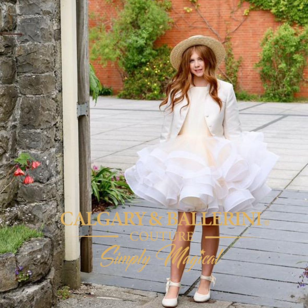 Shop Designer Girls Alabaster Confirmation Couture Outfit Set 12