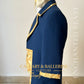 Order Boys royal prince Beast couture for professional photography, luxury handmade blue velvet suit with intricate gold trimming, boutique heirloom birthday outfit. Calgary and Ballerini Trusted by Moms in 85 countries with 1,500+ reviews. 21 years of excellence. 