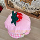 Where to buy handmade silk strawberry farmcore baker bonnets with no itch lining. 