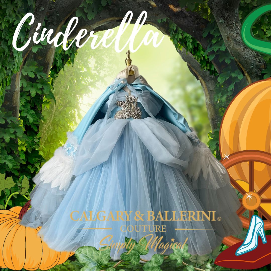 Where to order heirloom Cinderella twinkling gowns Calgary and Ballerini online. buy birthday party Princess Dresses for Girls – Close-up of Intricate Princess Dresses Design with Silver Sparkle and Handmade Lace. Calgary and Ballerini Trusted by Moms in 85 countries with 1,500+ reviews. 21 years of excellence. 