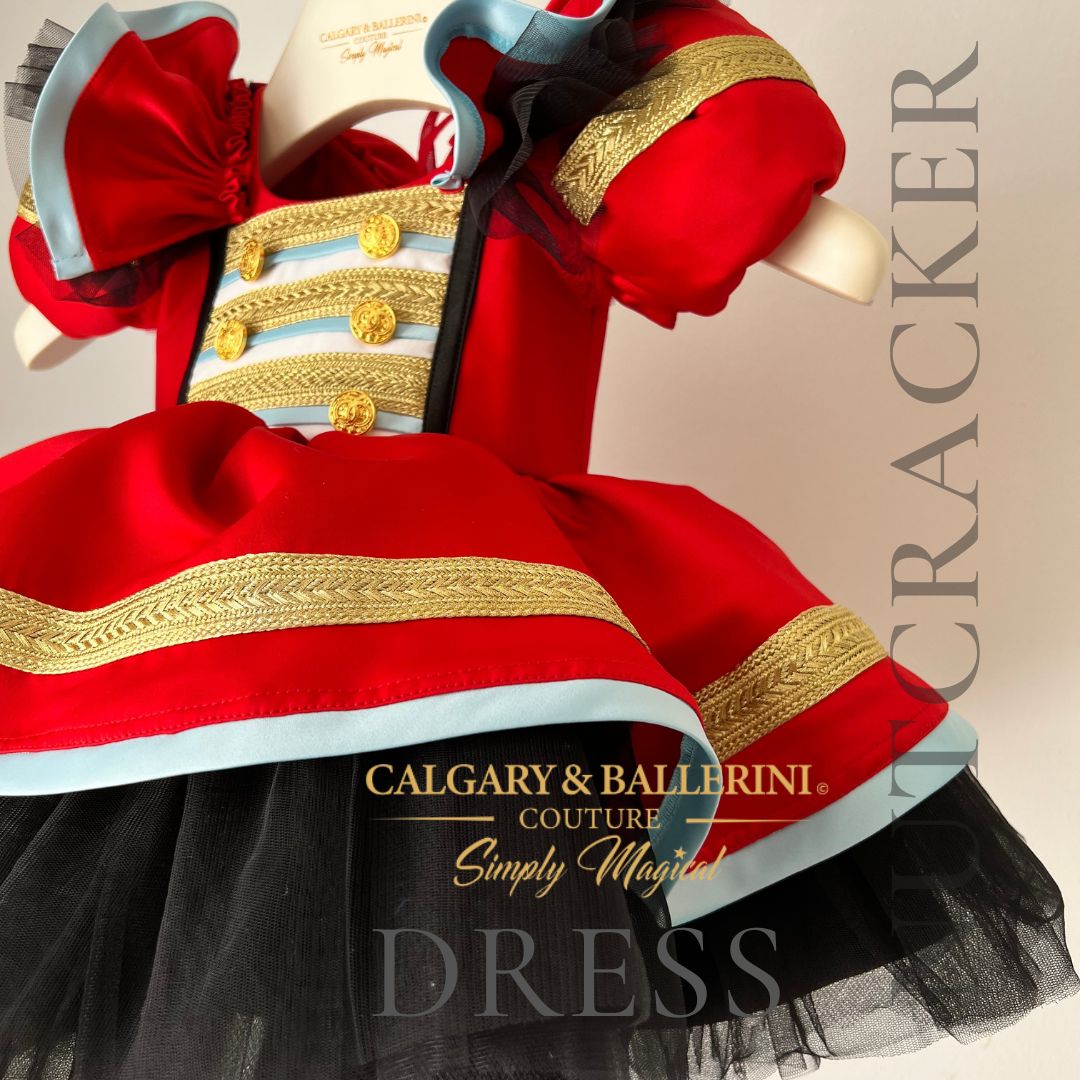 Where to order itch-free luxury red and gold big top circus outfits for toddlers with our signature silk-touch lining.