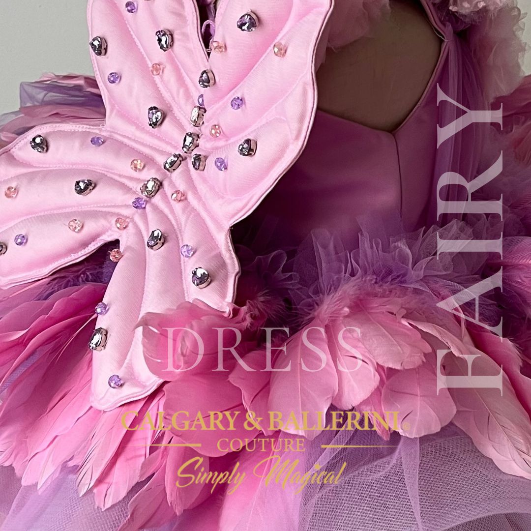 Shop Bespoke Portrait Fairy Birthday Dress Pink with Sparkle Wings 5 Shop Bespoke Portrait Fairy Birthday Dress Pink with Sparkle Wings 5