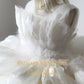 Feather White (Ages 6M–16Y) Kids Luxury Party Girls Dress