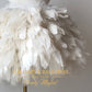 Feather White (Ages 6M–16Y) Kids Luxury Party Girls Dress