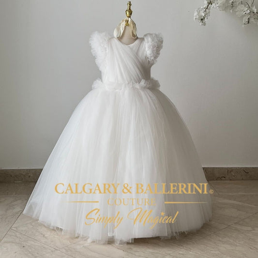 White Classic Flower Girl Dresses
