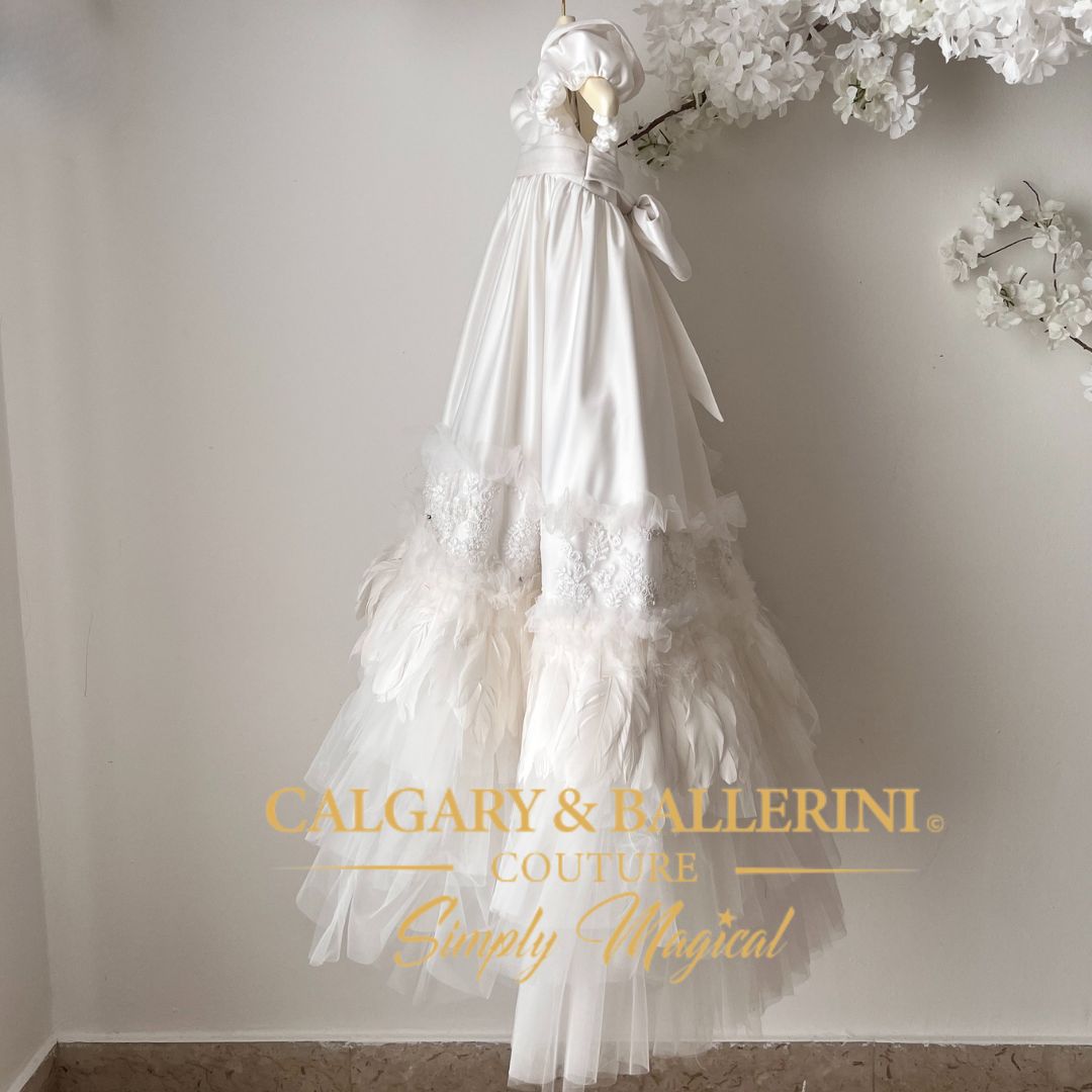 Heirloom White Silk Christening Gown | Princess of Grace Infant Couture $799