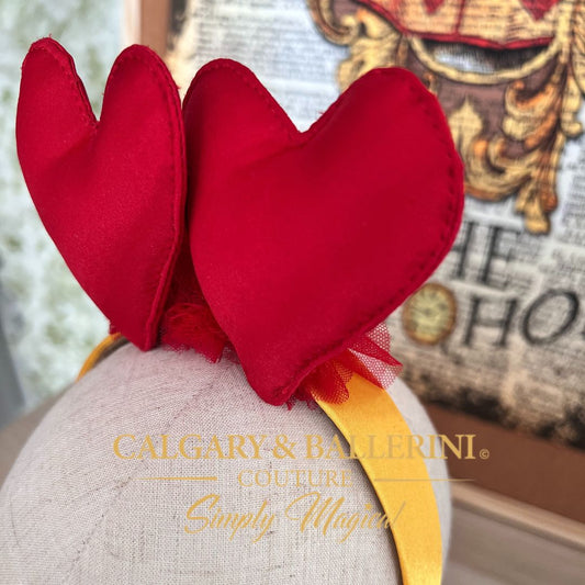 Double Hearts Alice Headband