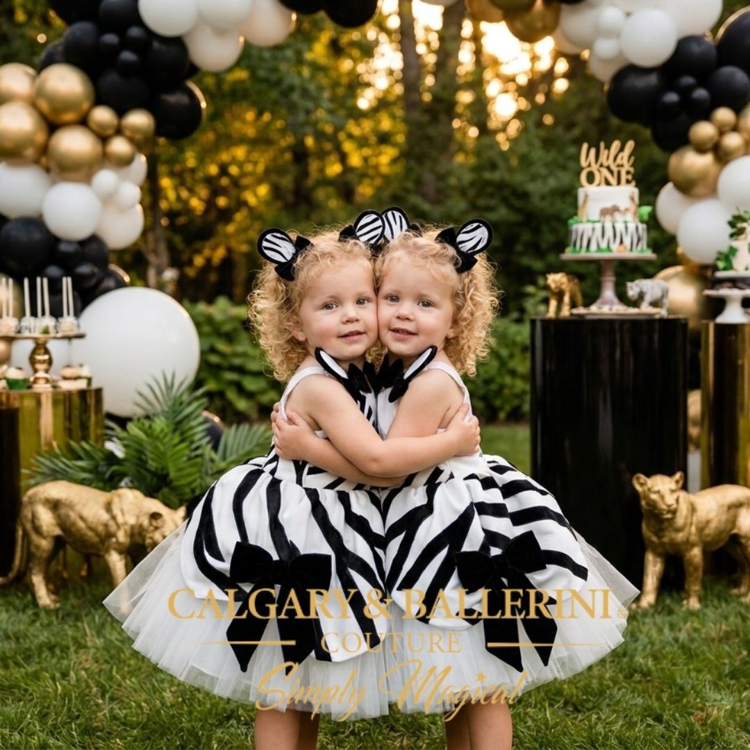 Wild ONE Zebra Birthday Dress