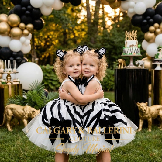 Wild ONE Zebra Birthday Dress