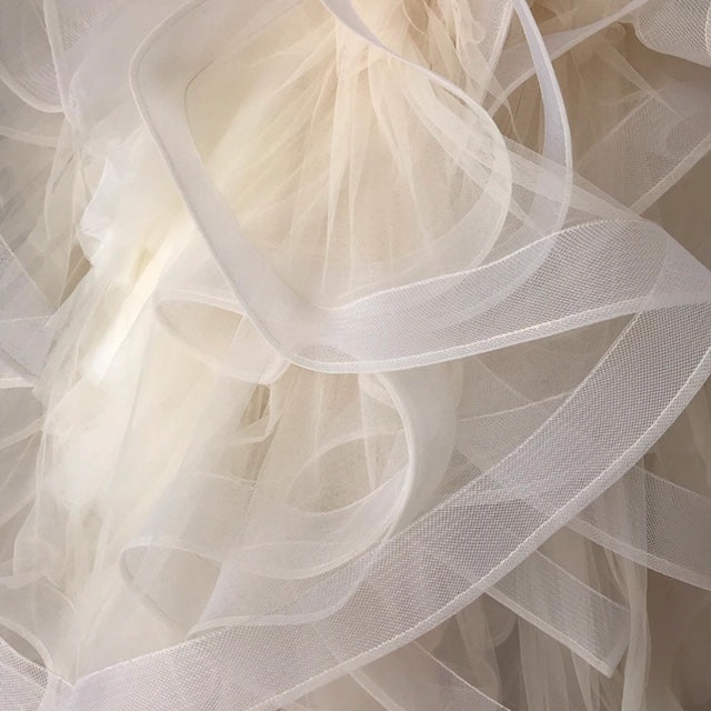 Heather tulle gown in color vanilla