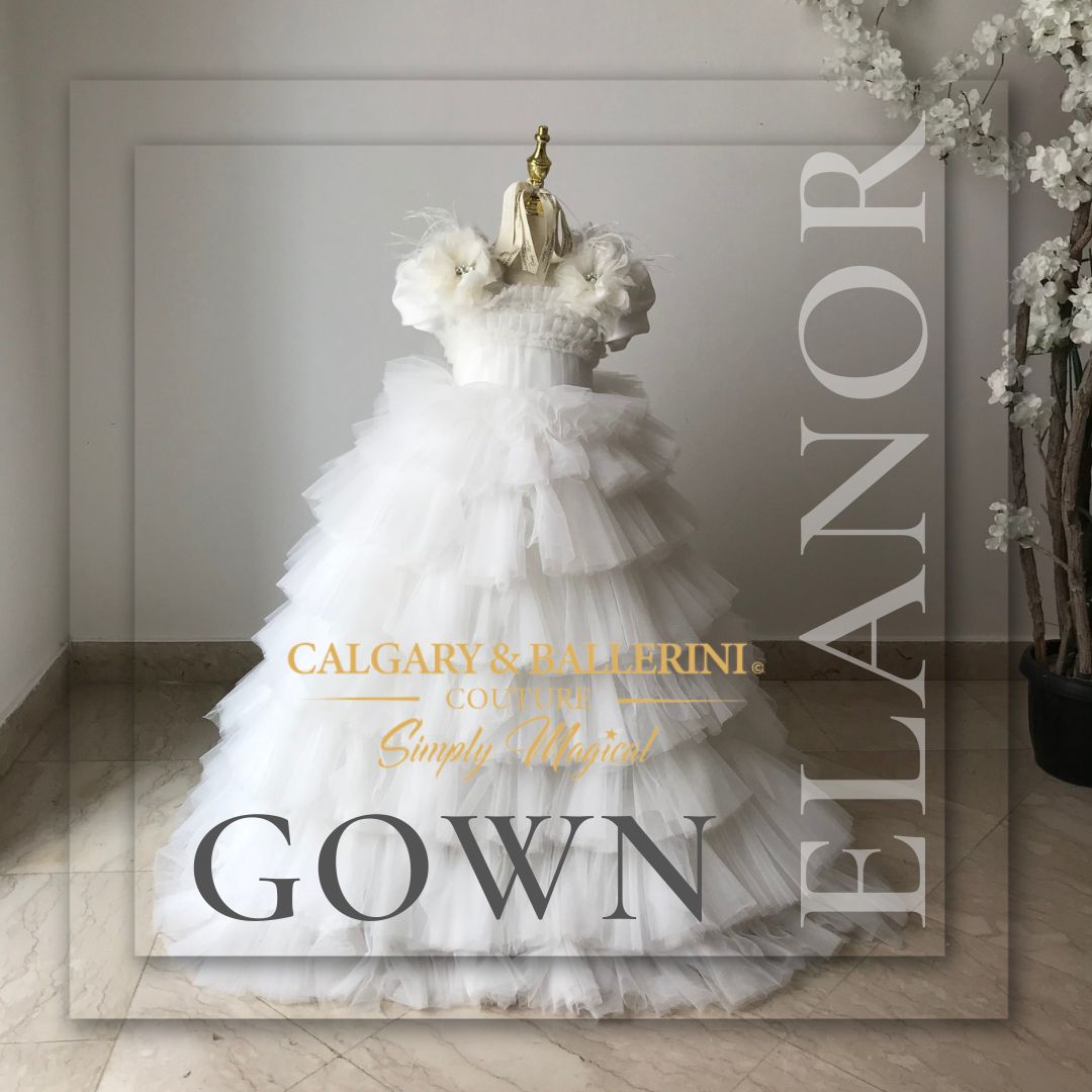 Flower Girl Dress Elanor white