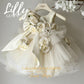 Ivory flower girl dress wedding