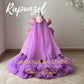 Lavender princess gown girls handmade