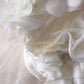 Simple white flower girl dress
