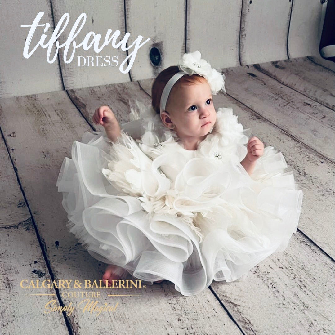 Couture Baby Girl Flower Girl Dress Designer Wedding Style