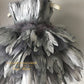 side view on hanger  Silver Birthday Dress