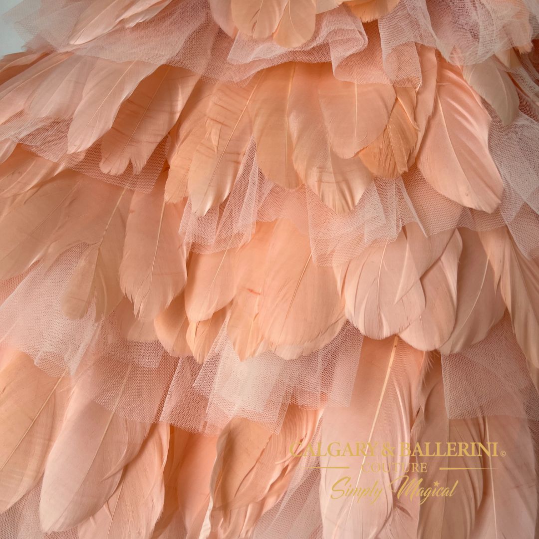 flower girl peach dresses are sure to have her feeling princess-like on her special day!