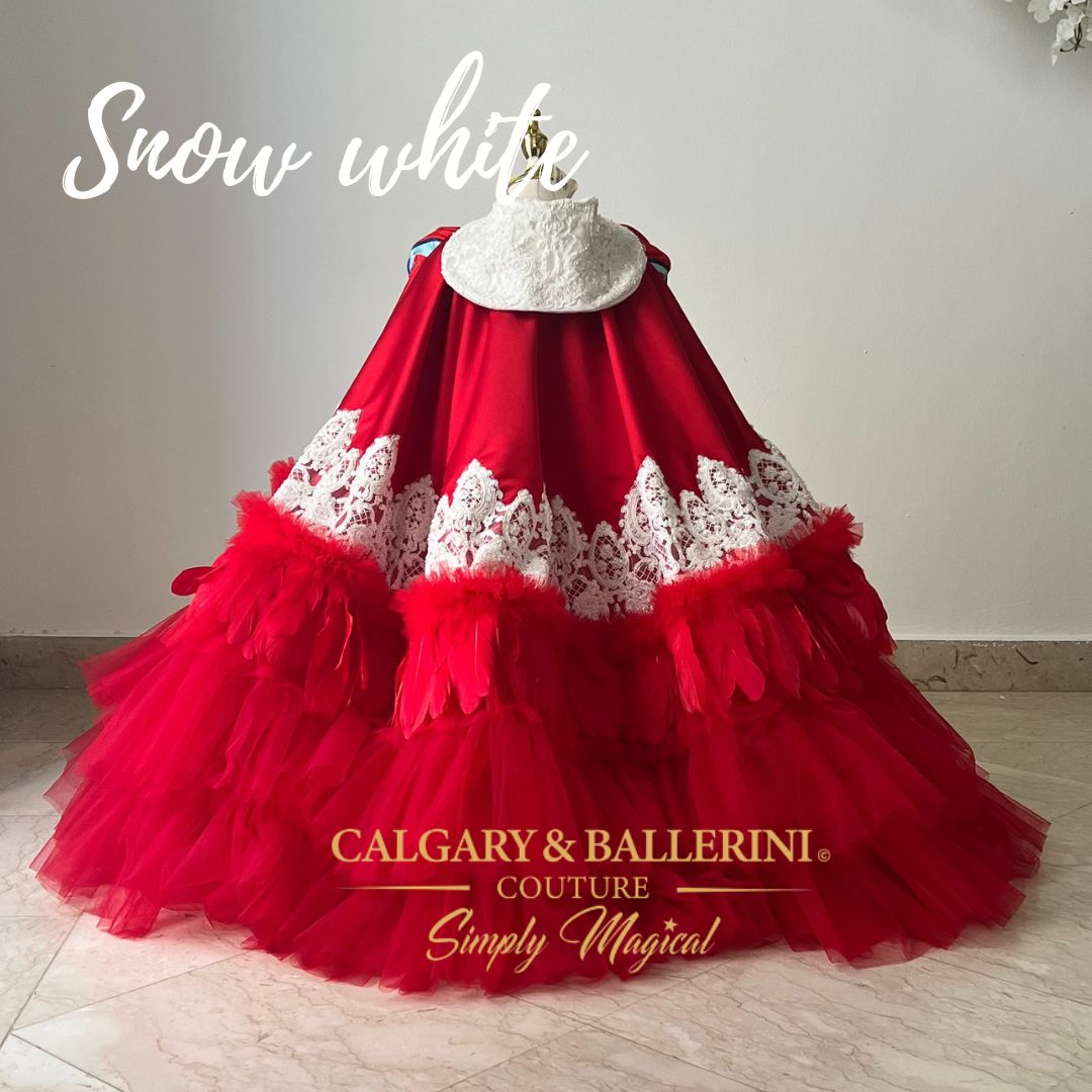 Queen Snow White|snow White Princess Costume For Girls - Beaded A-line Dress  For Halloween & Birthdays